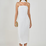 Choker Tie Midi Dress