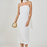 Choker Tie Midi Dress