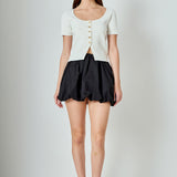 Bubble Mini Skirt