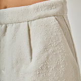 Textured Wide Leg Shorts