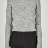 Bead Embellished Sweater