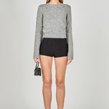 Bead Embellished Sweater