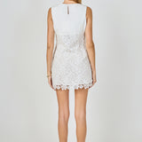 Lace Combo Mini Dress