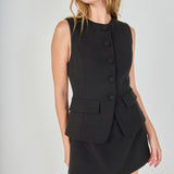 Vest Skort Romper