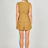 Vest Skort Romper