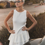 Combo Mixed Mini Dress