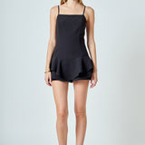 Low Waisted Tiered Romper
