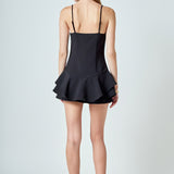Low Waisted Tiered Romper
