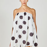 Polka Dot Bubble Mini Dress