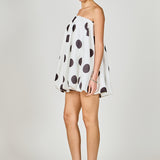 Polka Dot Bubble Mini Dress