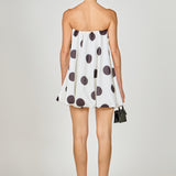 Polka Dot Bubble Mini Dress