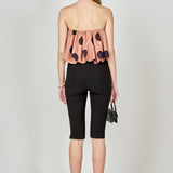 Polka Dot Bubble Tube Top