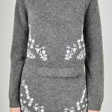 Floral Embroidered Sweater