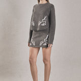 Floral Embroidered Sweater