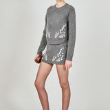 Floral Embroidered Sweater