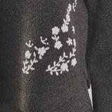 Floral Embroidered Sweater