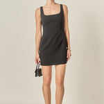 Endless Rose Women's Lace Trim Mini Dress
