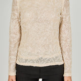 Scoop Neck Sequin Top