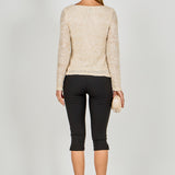 Scoop Neck Sequin Top