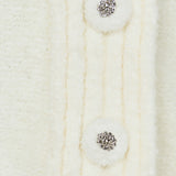 Fuzzy Ruffled Cardigan