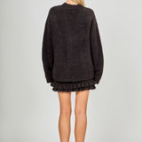 Fuzzy Oversized Cardigan