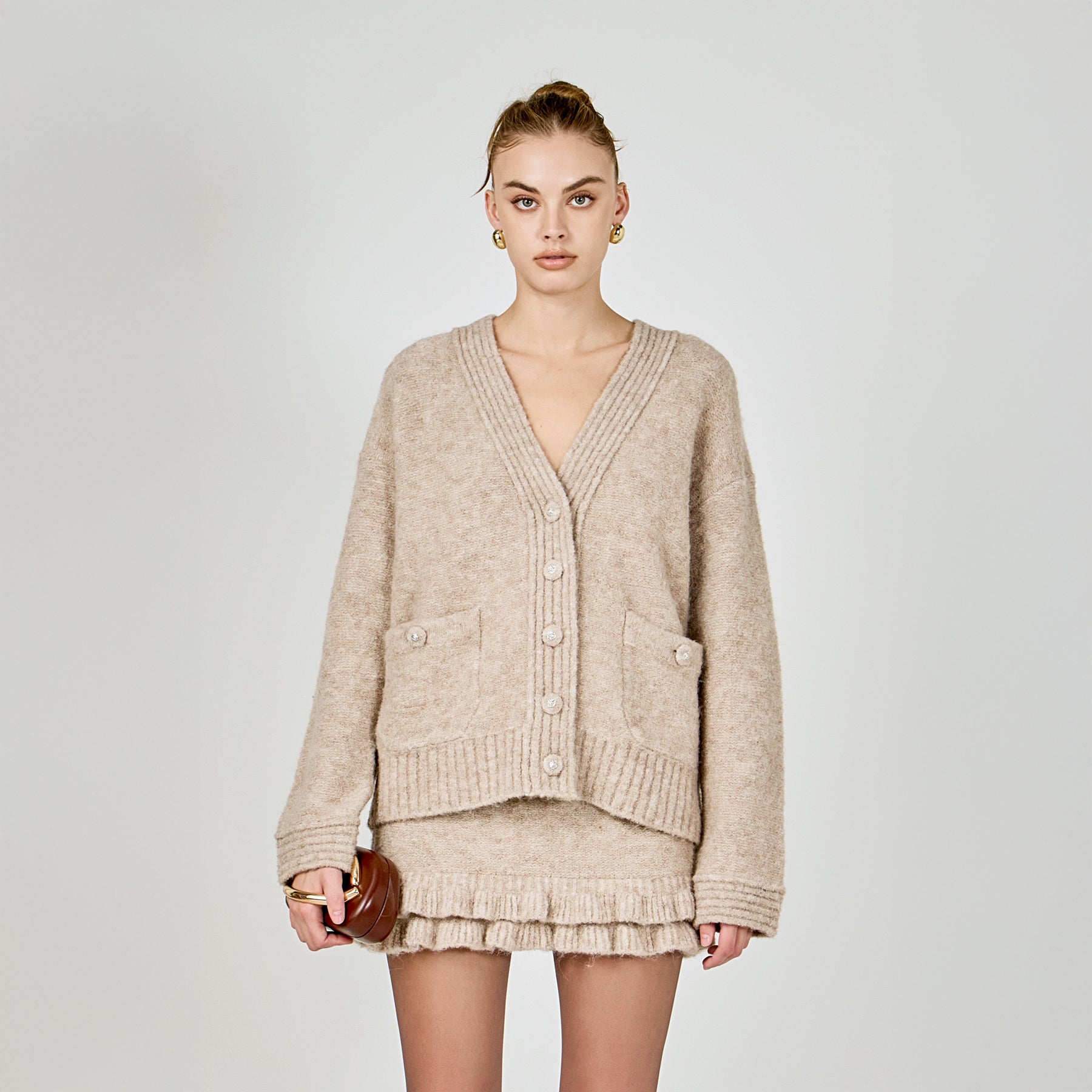 Fuzzy Oversized Cardigan
