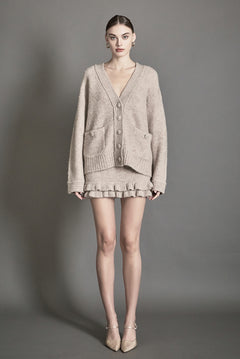 Fuzzy Oversized Cardigan