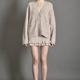 Knit Ruffles Mini Skirt