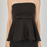 Strapless Flared Top