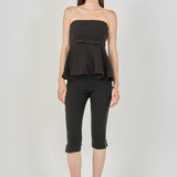 Strapless Flared Top