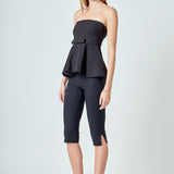 Strapless Flared Top