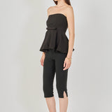 Strapless Flared Top