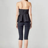 Strapless Flared Top