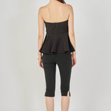 Strapless Flared Top