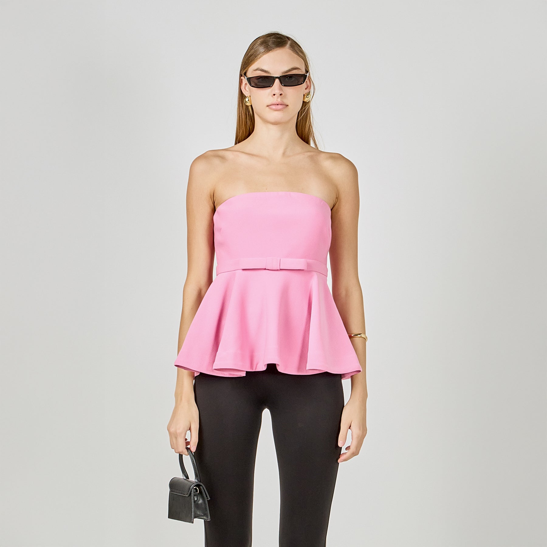 Strapless Flared Top