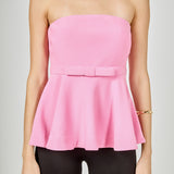 Strapless Flared Top