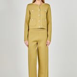 Knit Long Sleeve Cardigan with Pockets