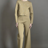 Knit Long Sleeve Cardigan with Pockets