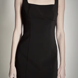 Back Bow Sleeveless Mini Dress