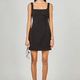 Back Bow Sleeveless Mini Dress