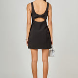 Back Bow Sleeveless Mini Dress