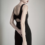 Back Bow Sleeveless Mini Dress