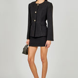 Round Neck Blazer