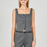 Stretch Knit Vest Top