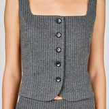 Stretch Knit Vest Top