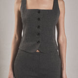 Stretch Knit Vest Top
