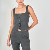 Stretch Knit Vest Top