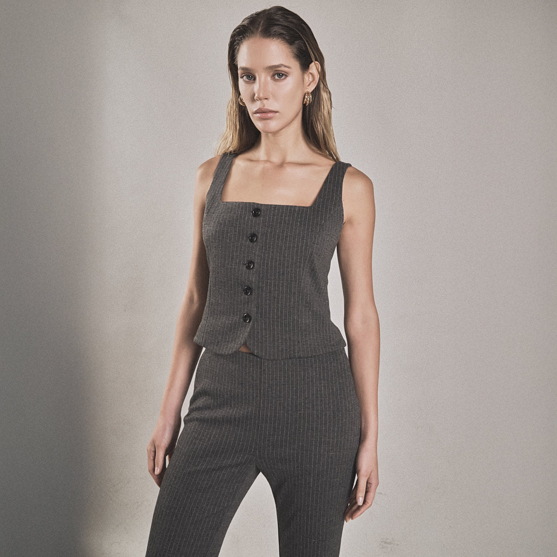 Stretch Knit Vest Top