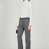 Stretch Knit Flare Pants