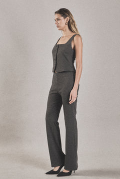 Stretch Knit Flare Pants